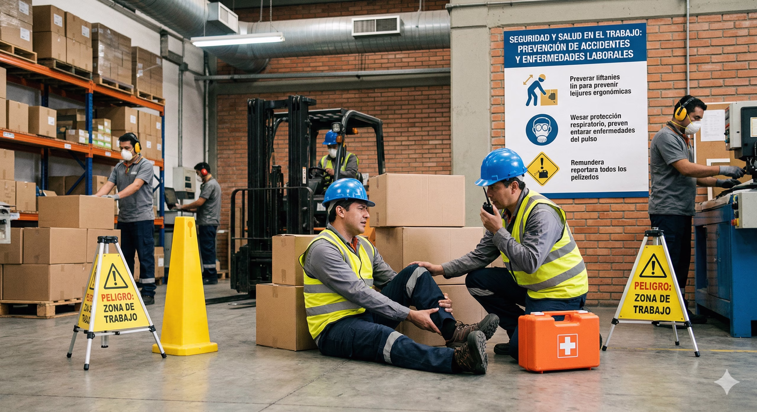 ¿Qué debo hacer si sufro un accidente de trabajo o una enfermedad laboral?